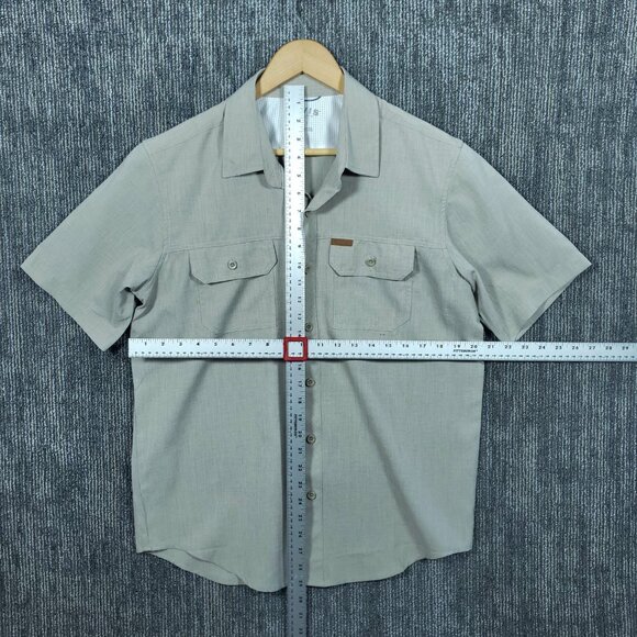 Orvis Classic Collection Men's Sz M Short Sleeve Button Front Shirt Casual - Picture 9 of 11